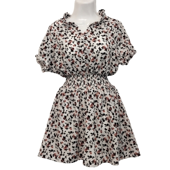 J for Justify - Floral Smocked Mini Dress - Picture 1 of 12